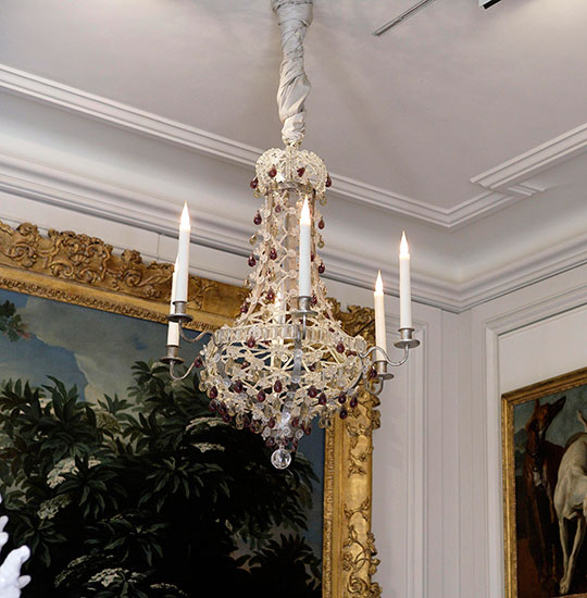 Restored chandelier back to its original state
